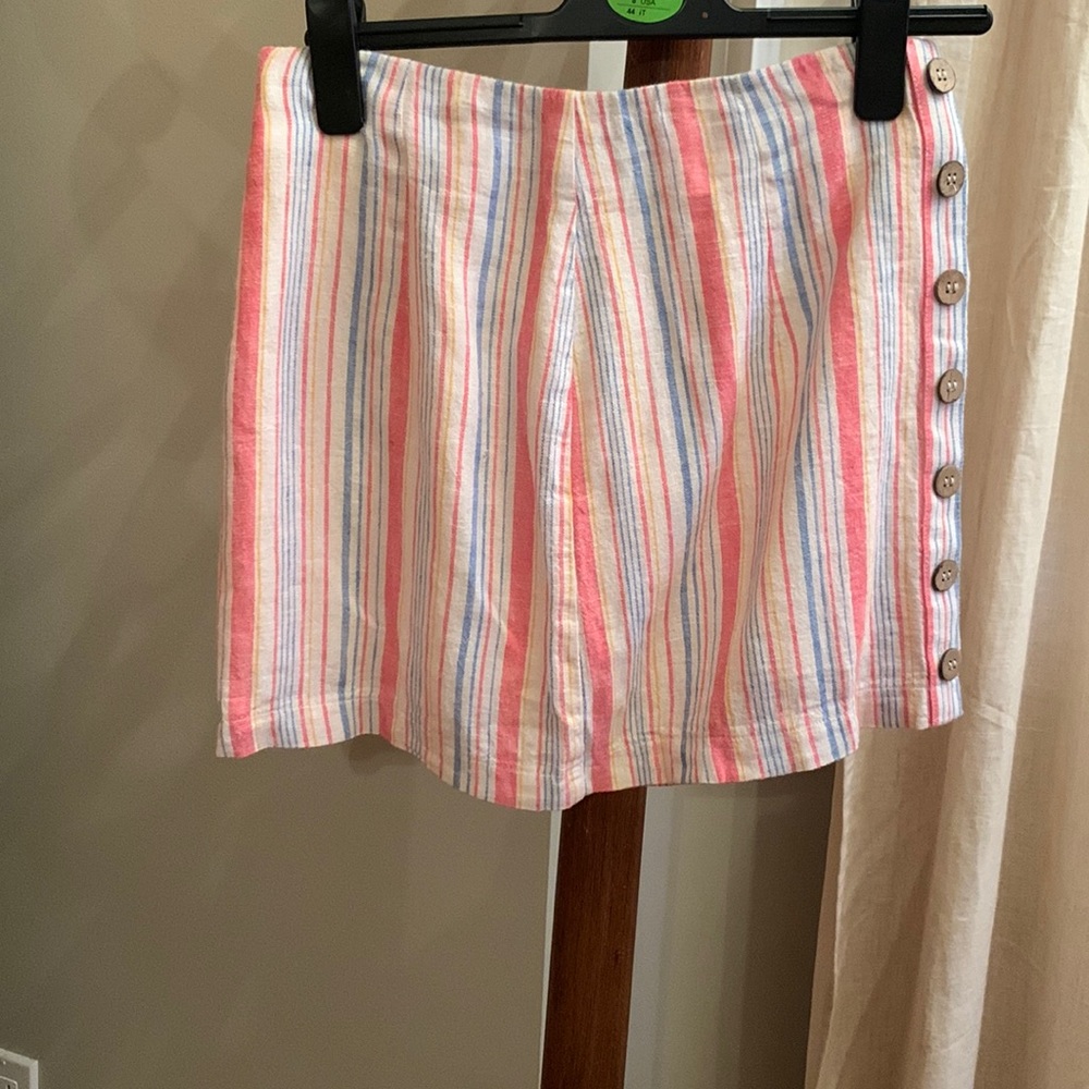 Forever 21 Striped Mini Skirt